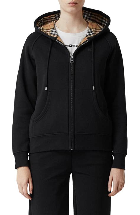 burberry vintage check hoodie|burberry hoodie women.